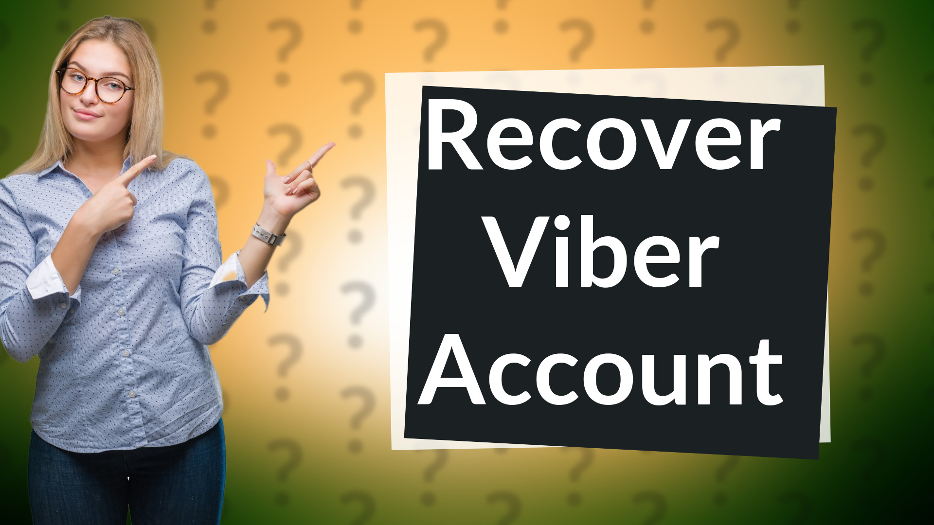 Recover Viber Account
