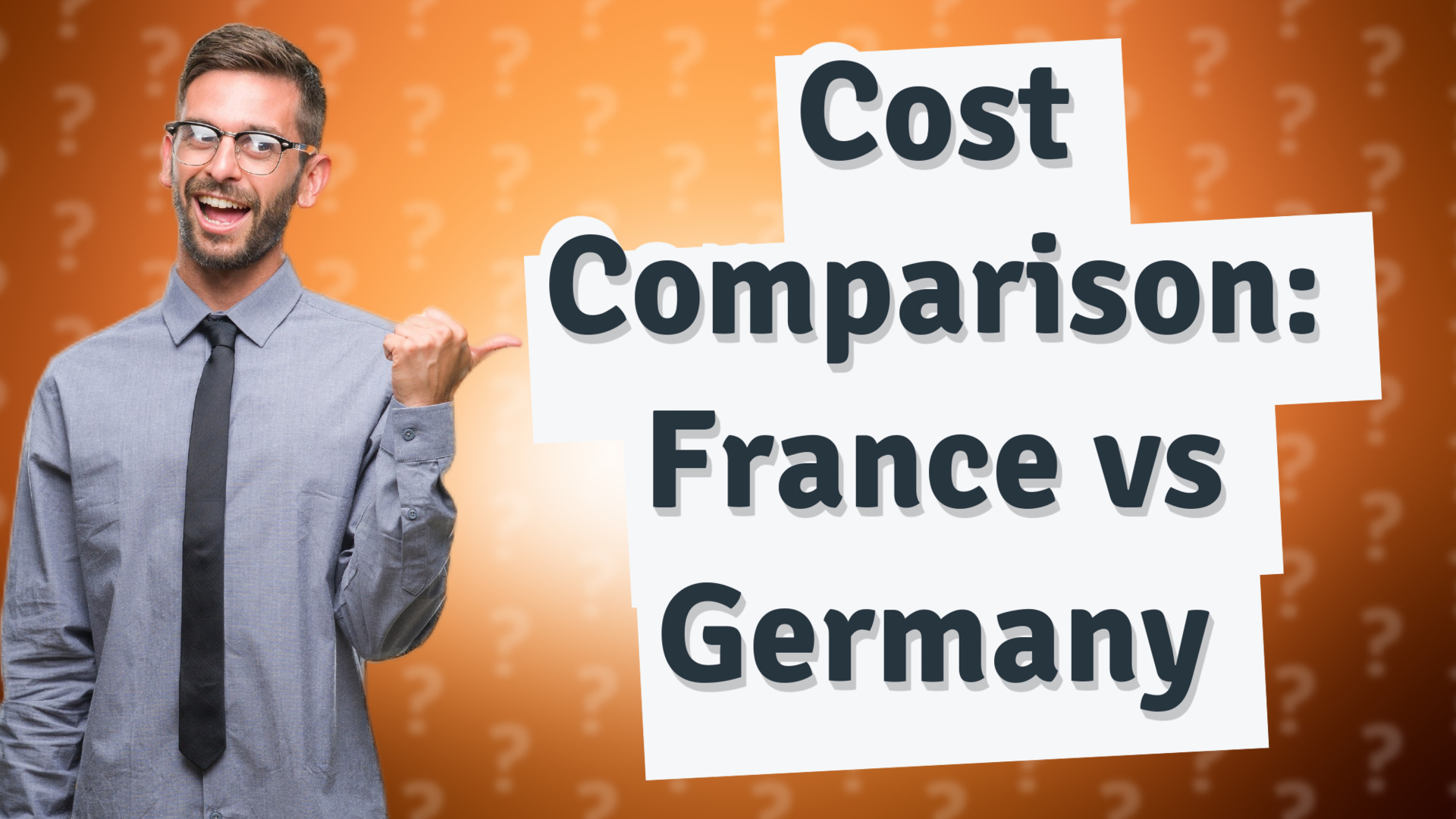Cost Comparison: France vs Germany