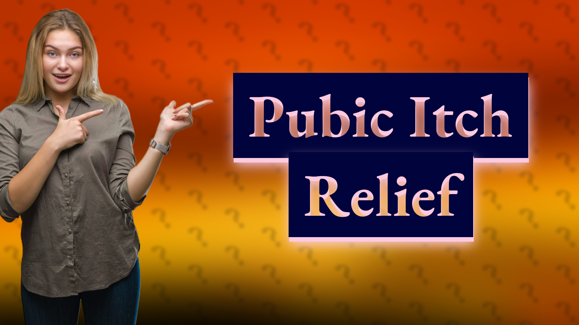 Pubic Itch Relief