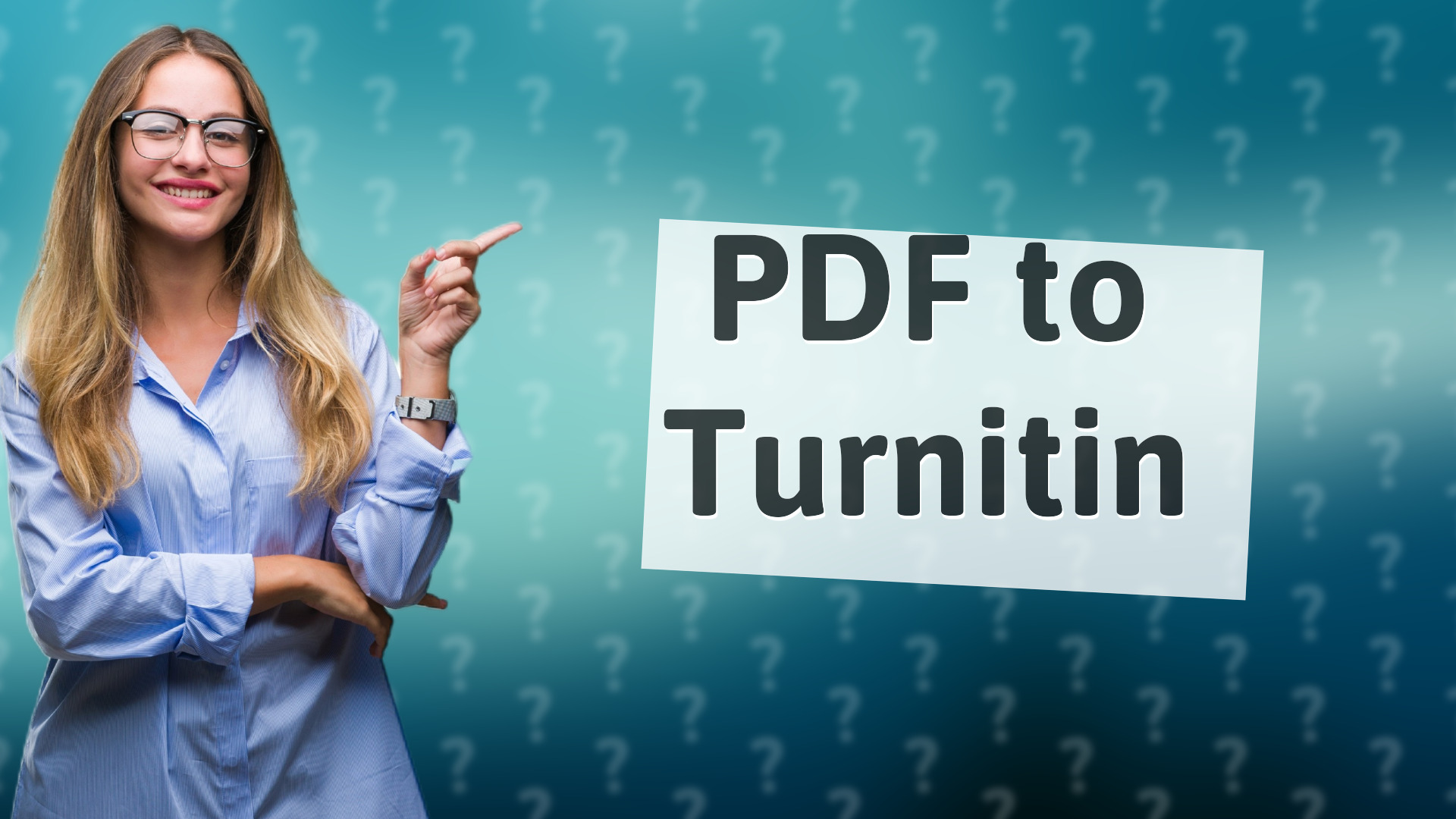 PDF to Turnitin