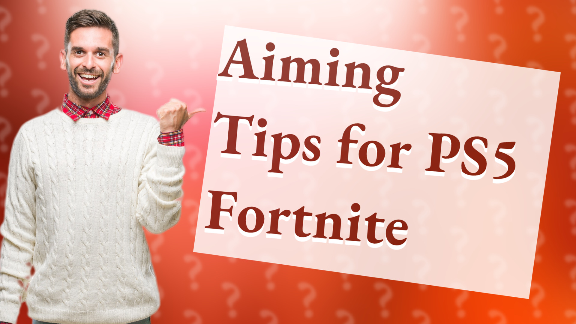 Aiming Tips for PS5 Fortnite