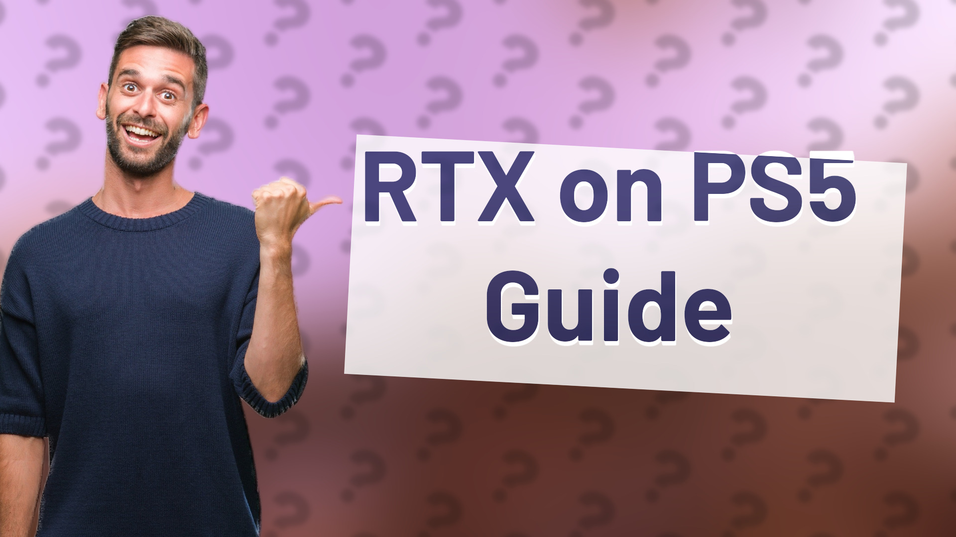 RTX on PS5 Guide