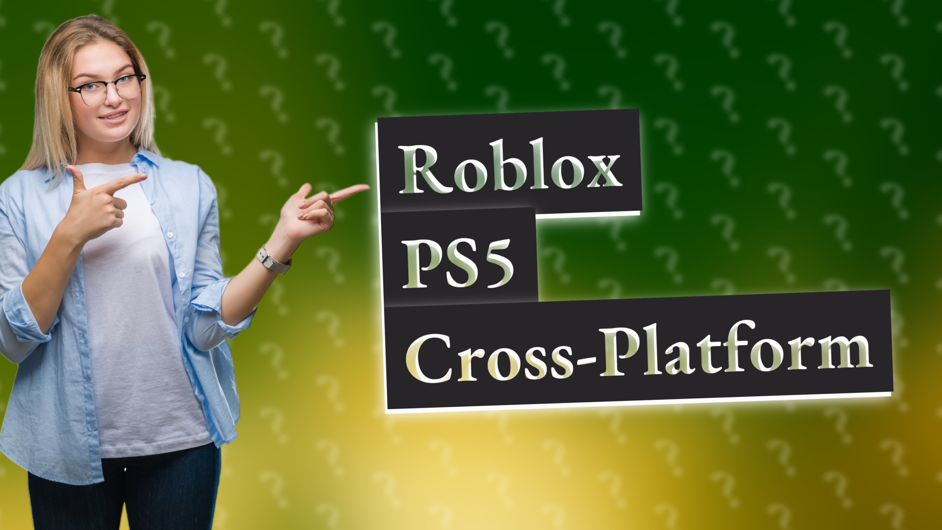 Roblox PS5 Cross-Platform