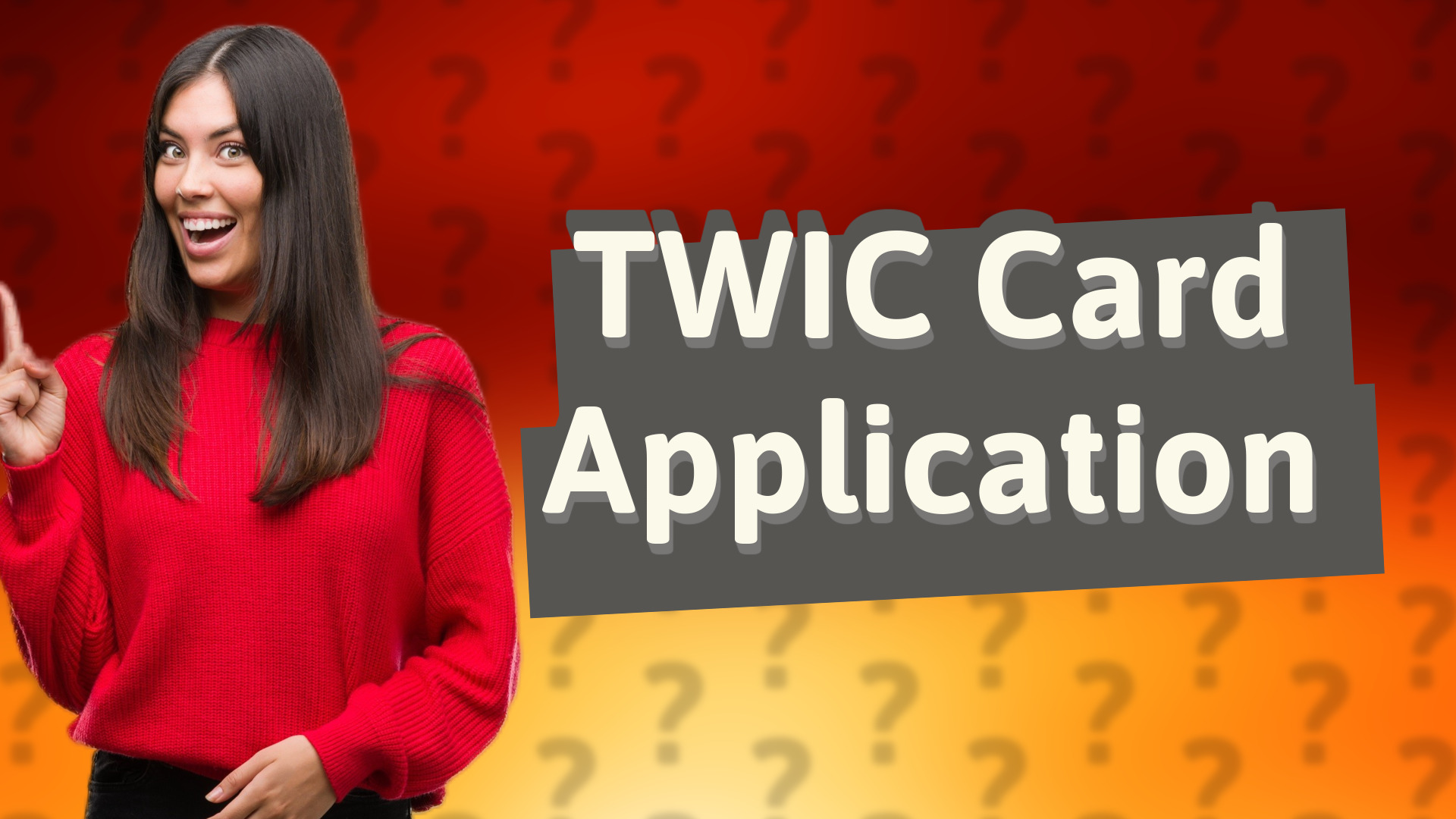 TWIC Card Application
