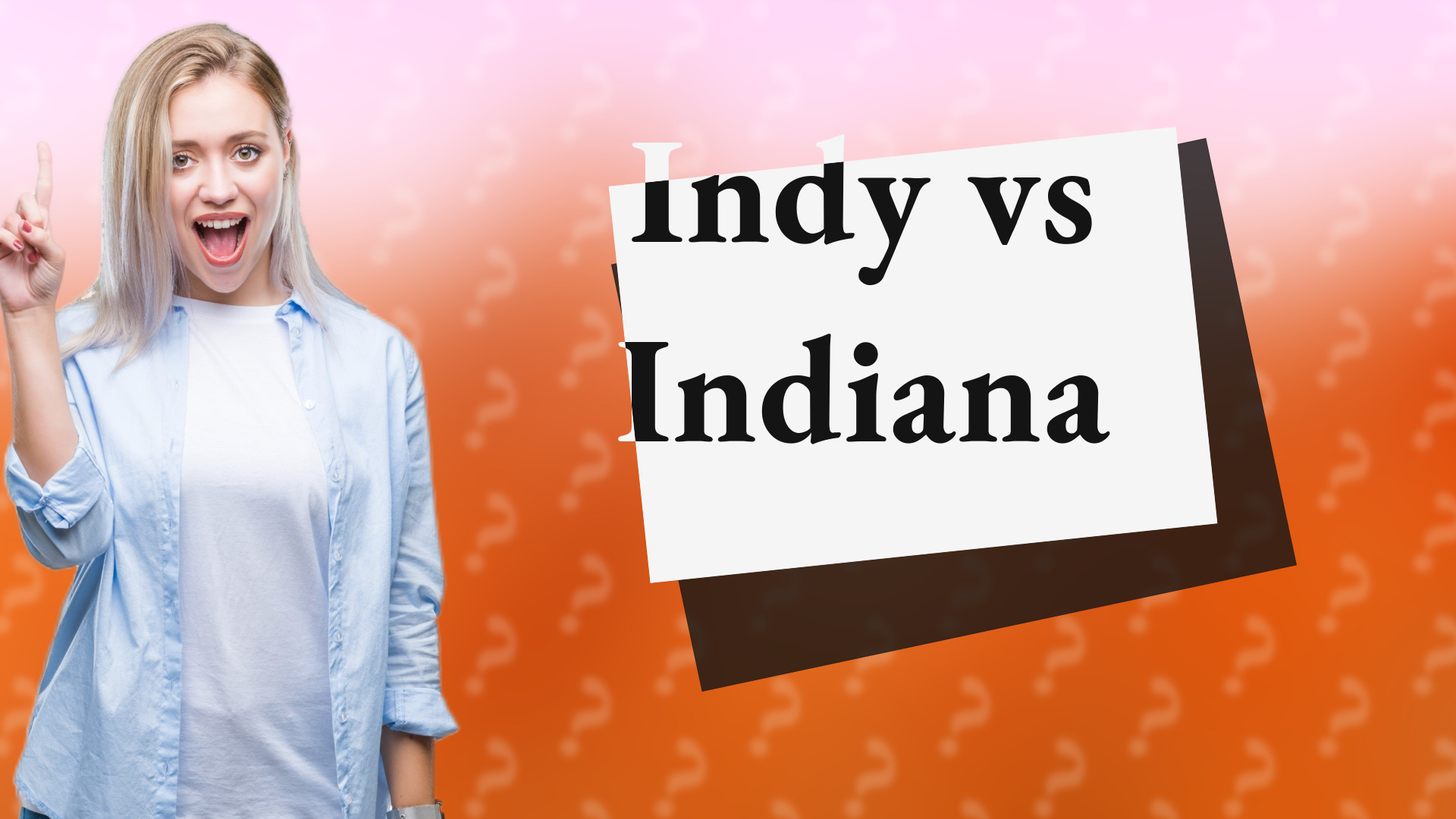 Indy vs Indiana