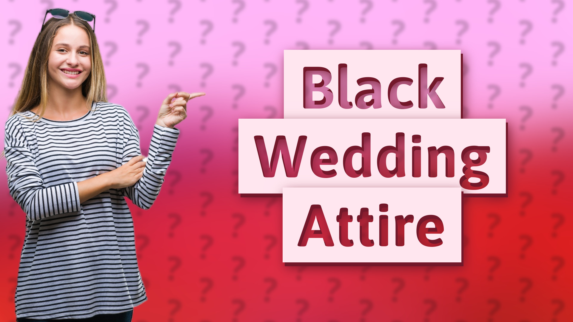 Black Wedding Attire