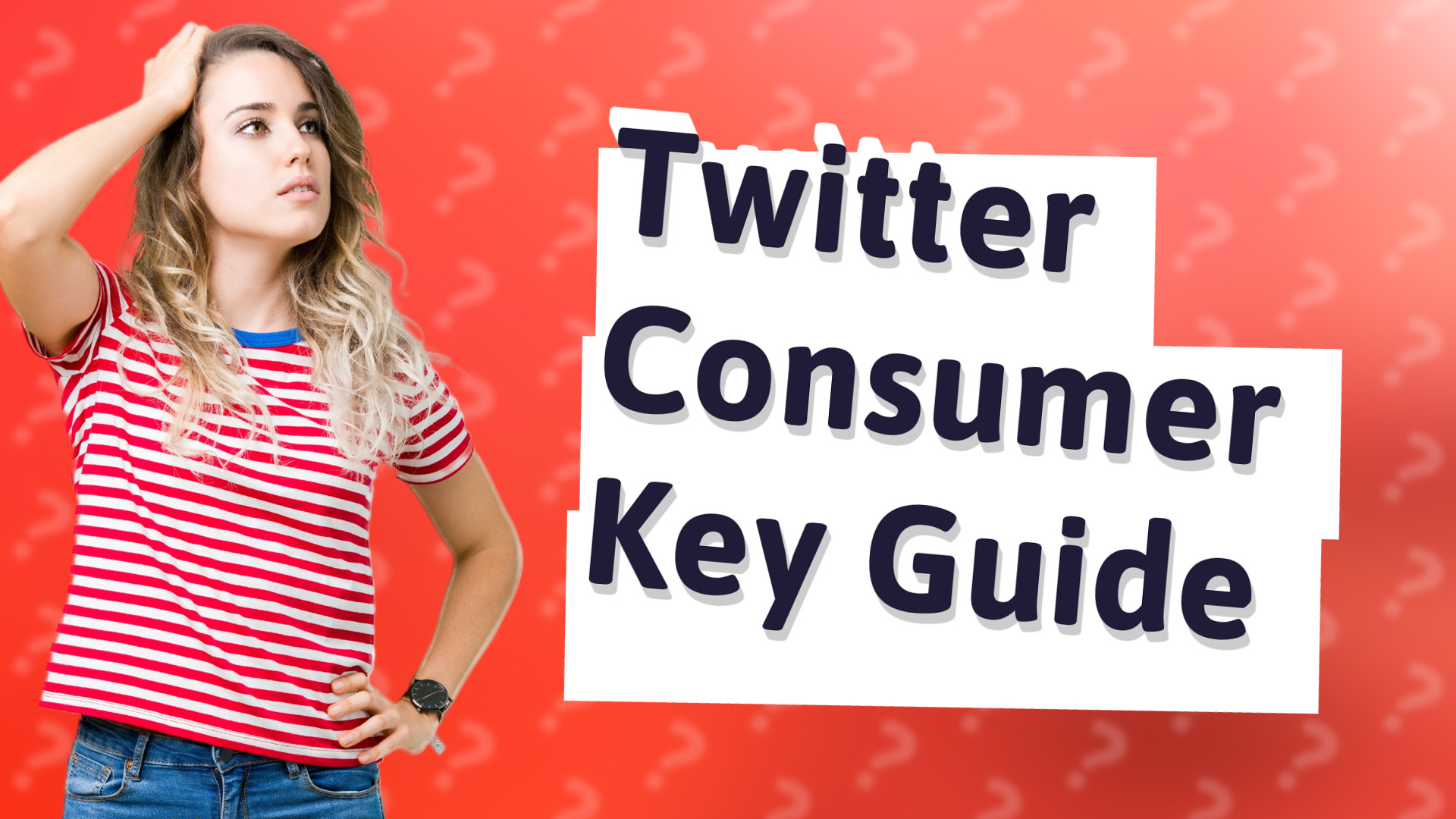 Twitter Consumer Key Guide