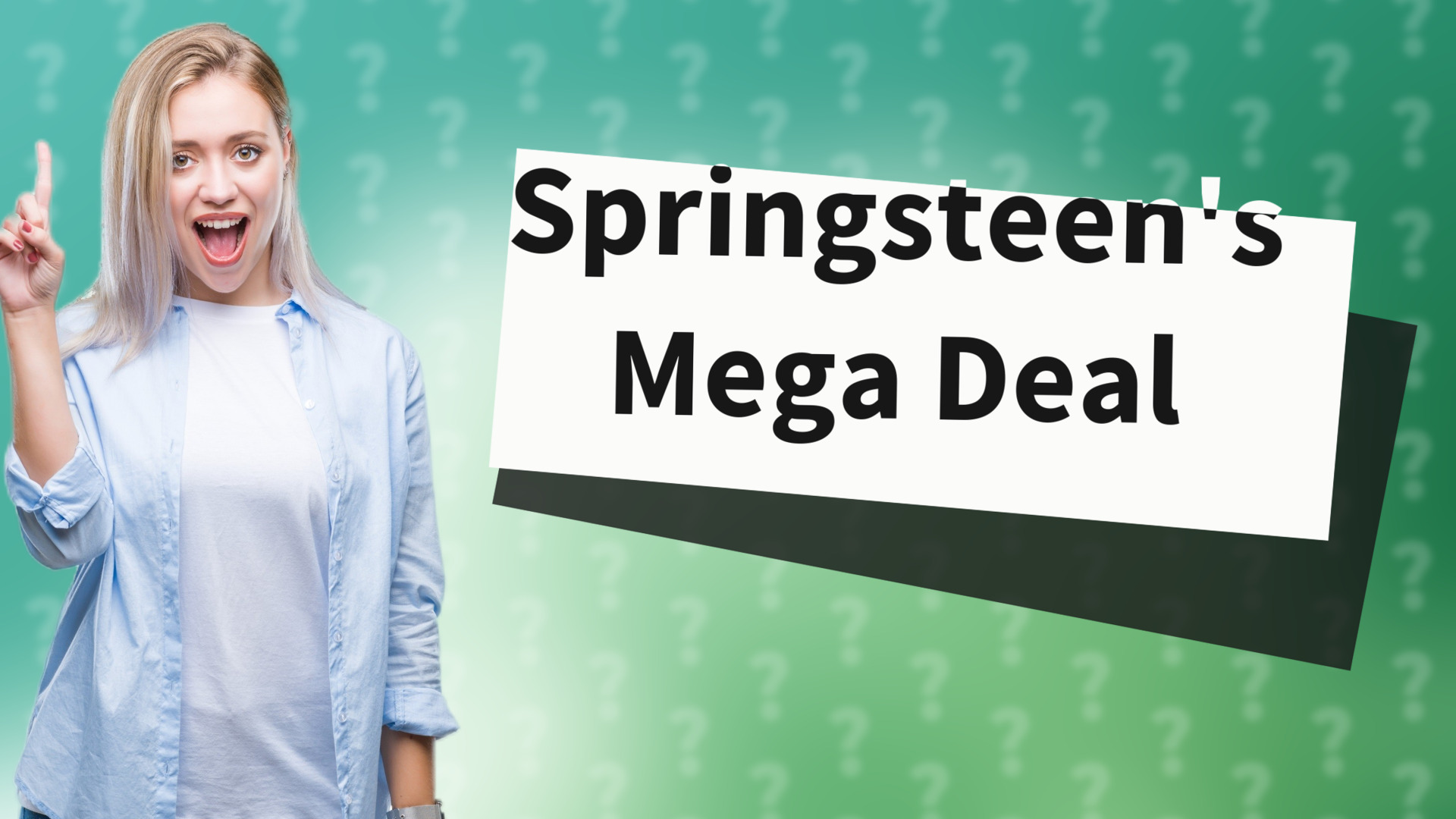Springsteen's Mega Deal