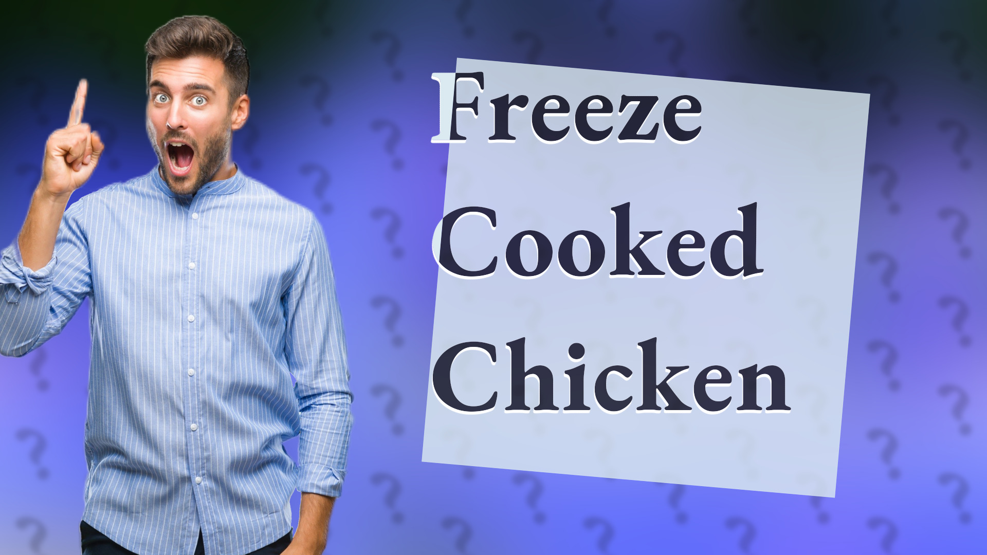 Freeze Cooked Chicken