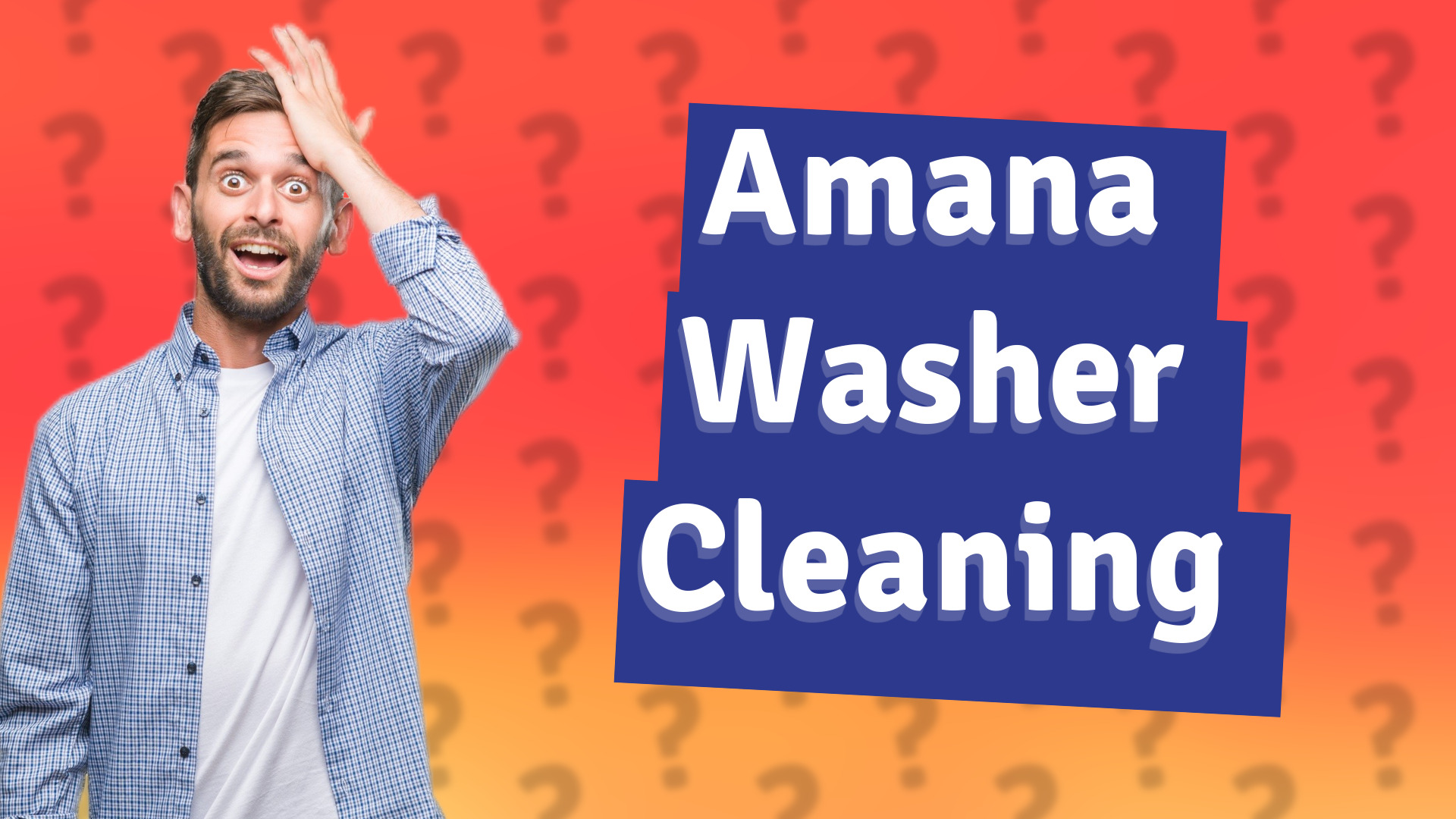 Amana Washer Cleaning