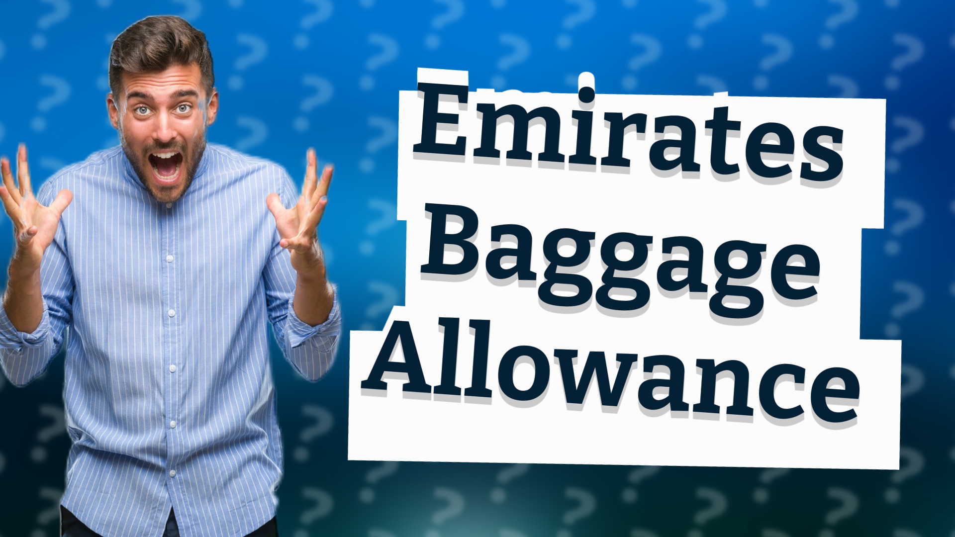 Emirates Baggage Allowance