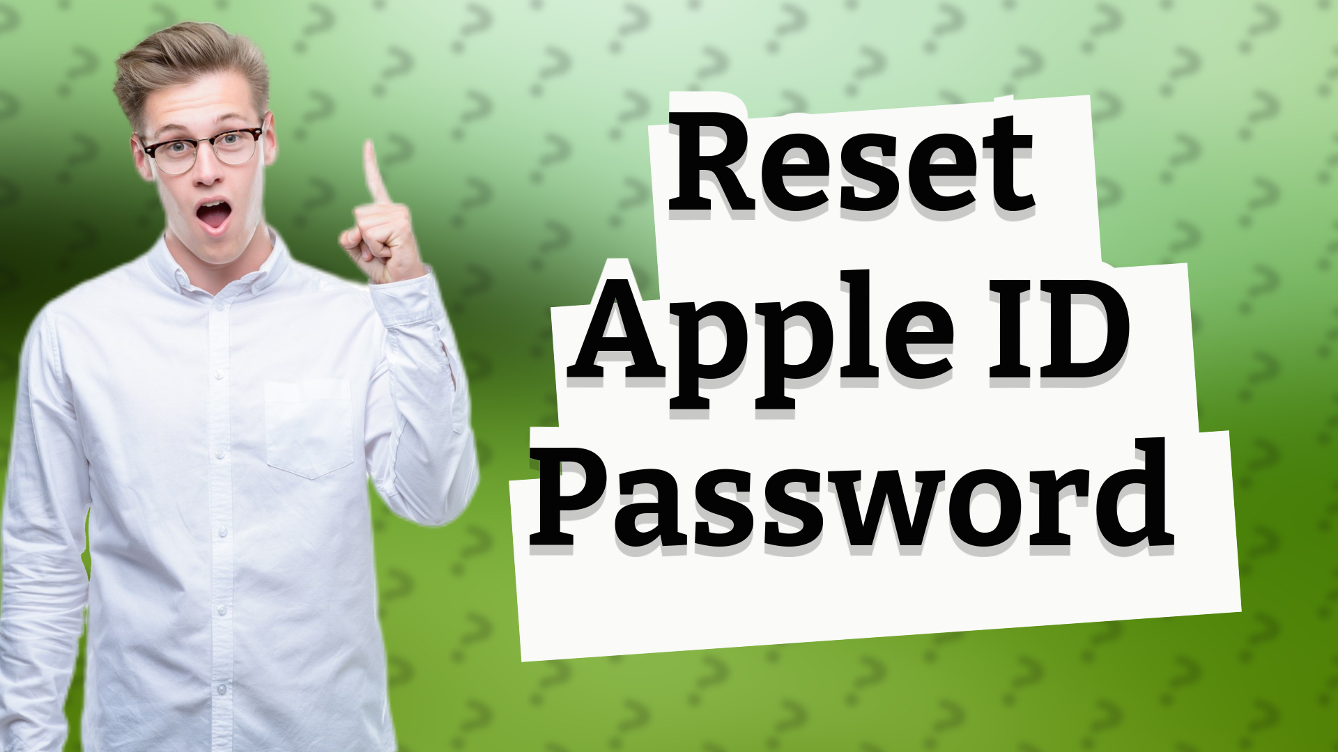 Reset Apple ID Password