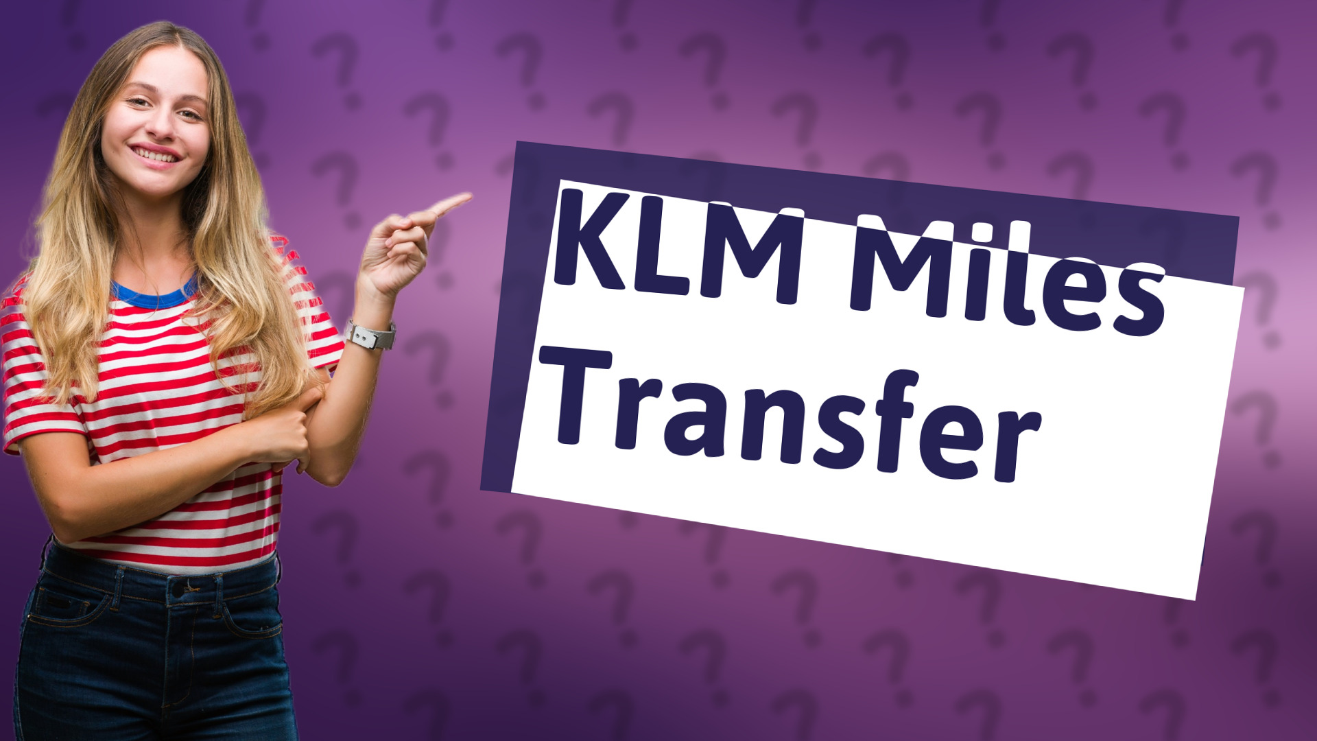 KLM Miles Transfer