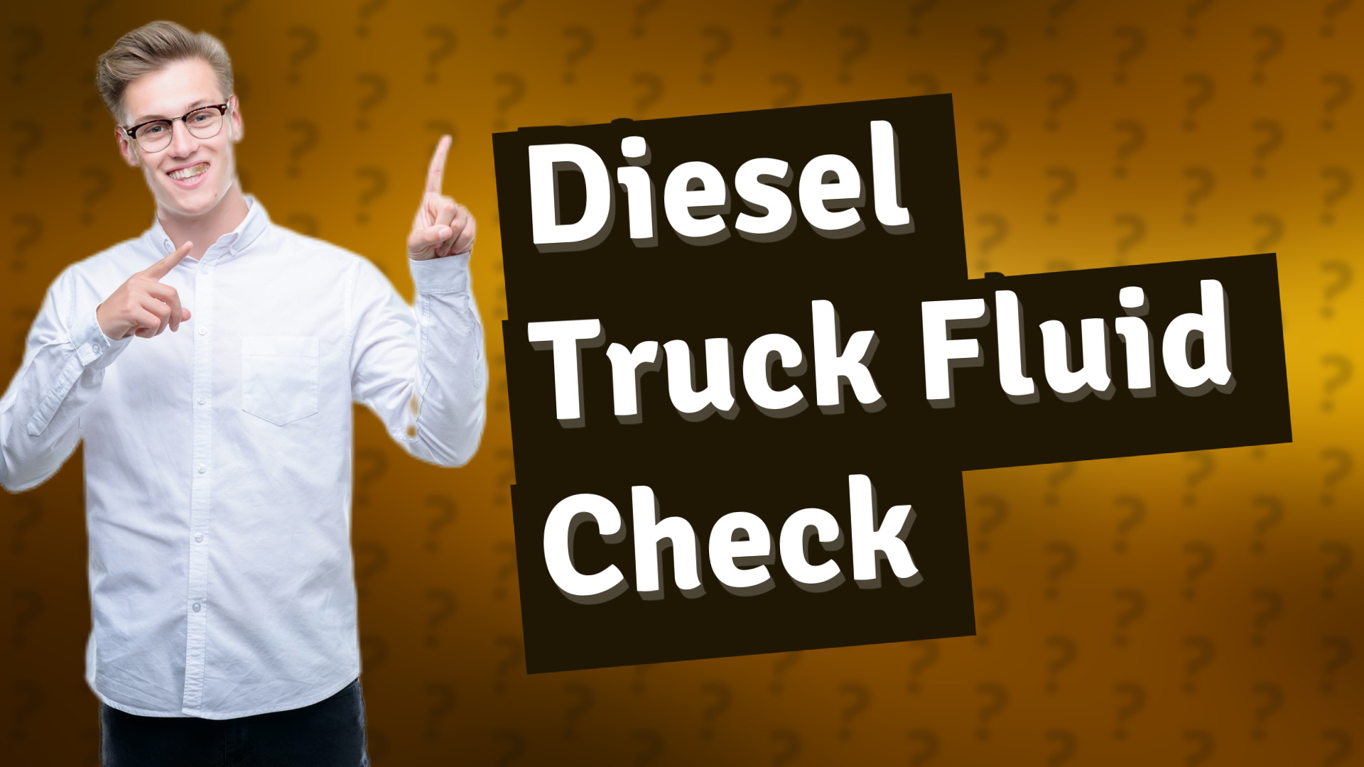 Diesel Truck Fluid Check