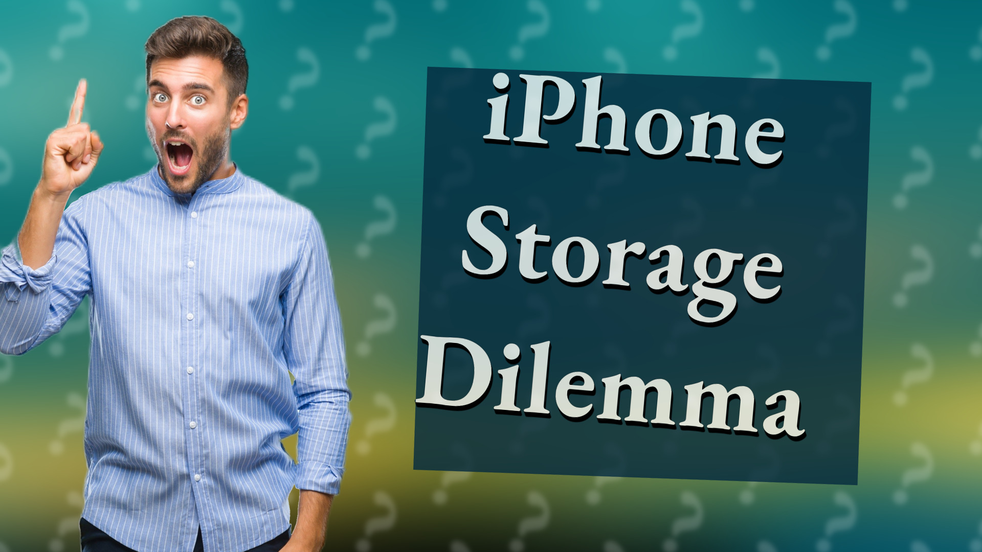 iPhone Storage Dilemma