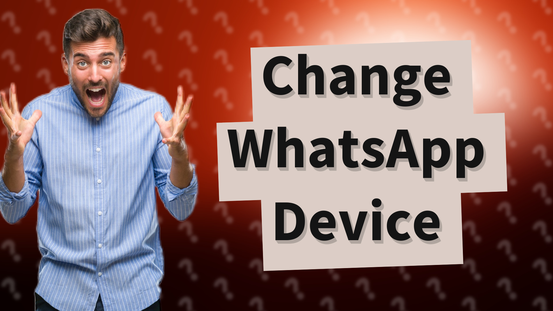 Change WhatsApp Device