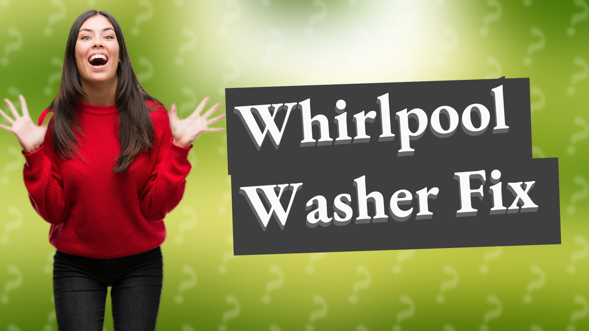 Whirlpool Washer Fix