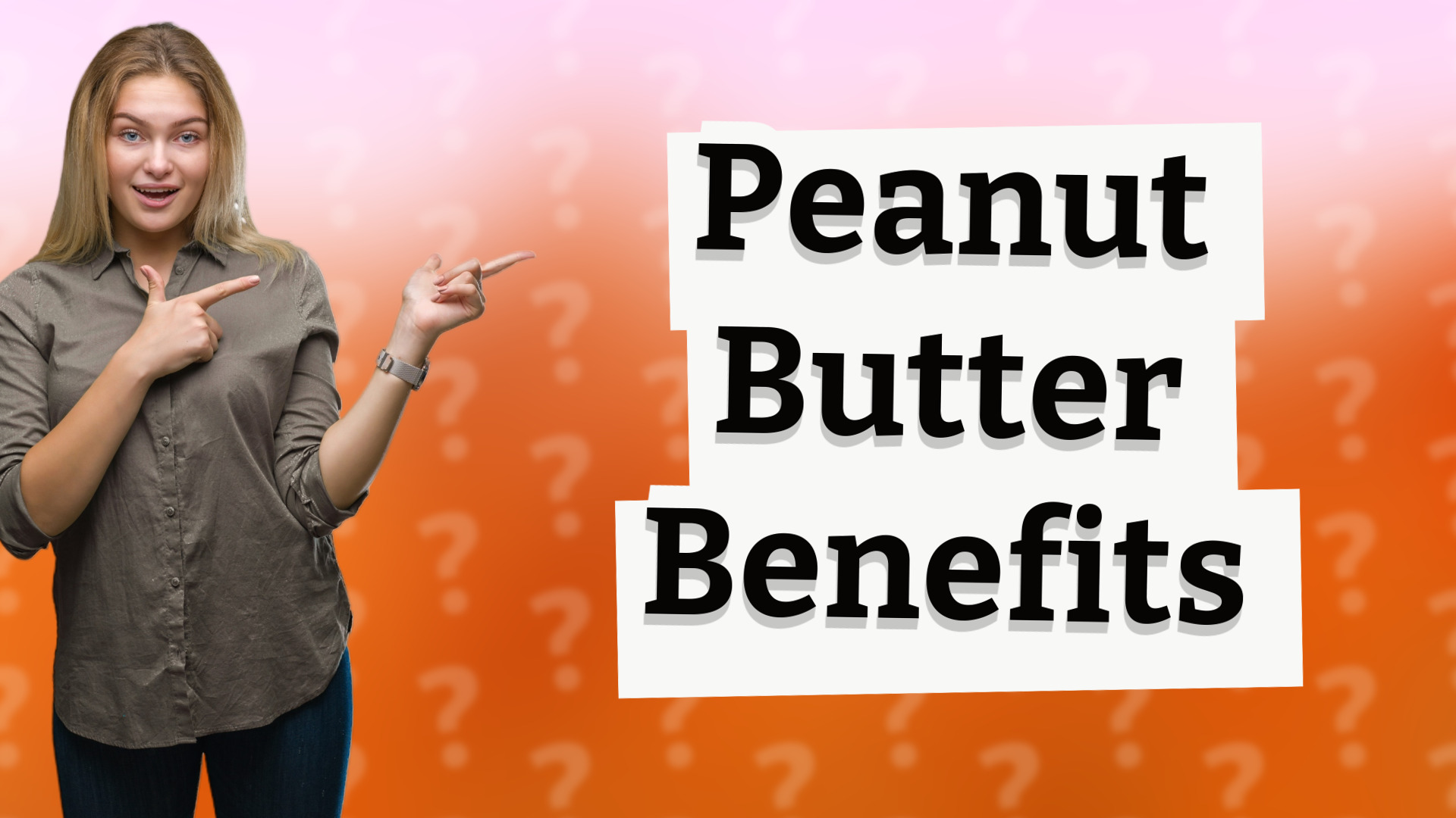 Peanut Butter Benefits