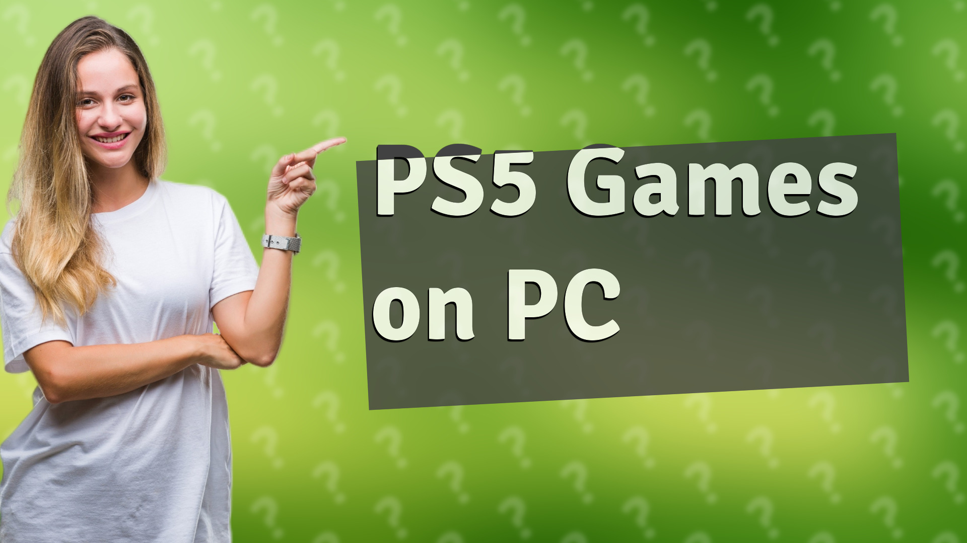 PS5 Games on PC