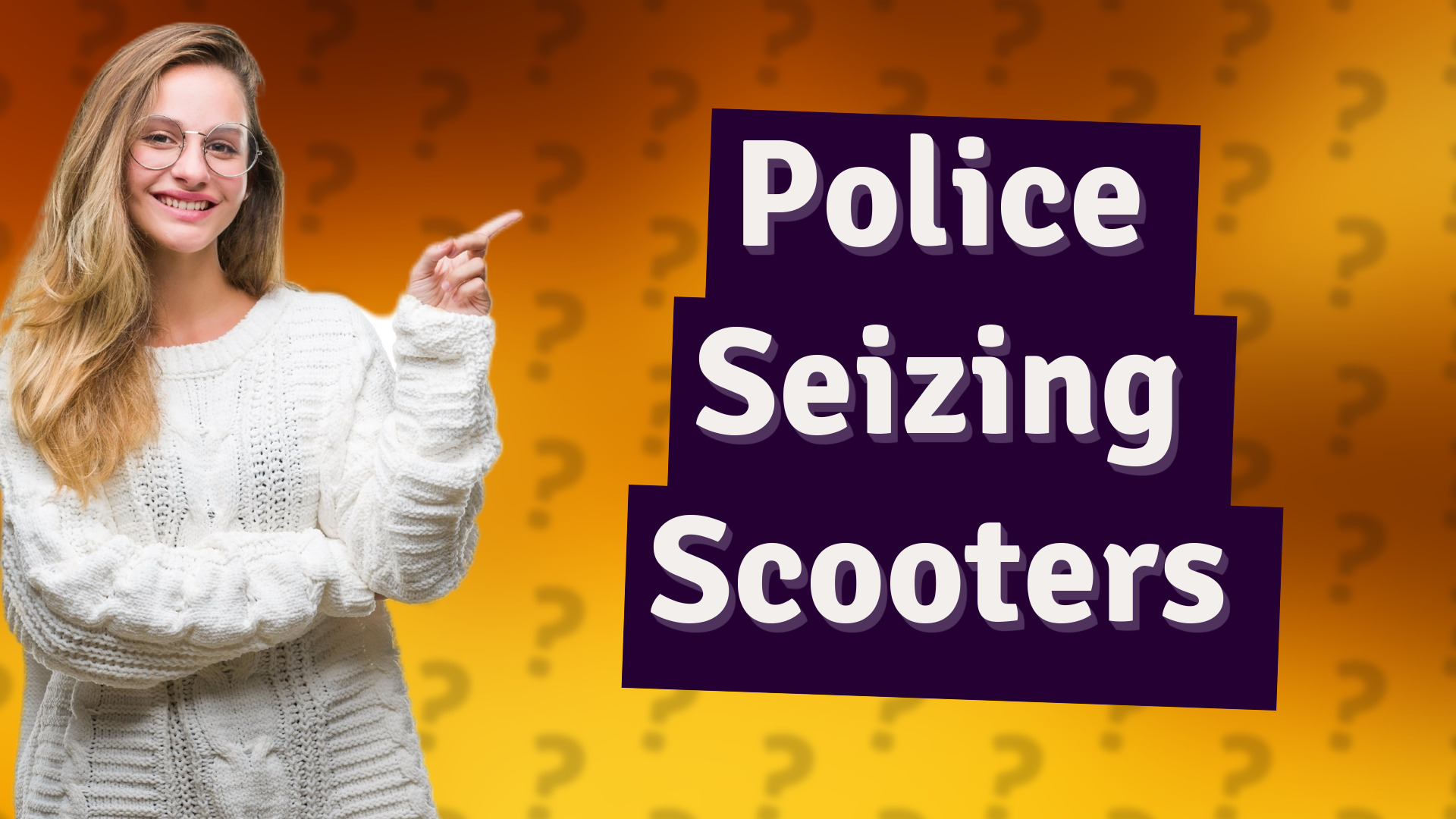 Police Seizing Scooters