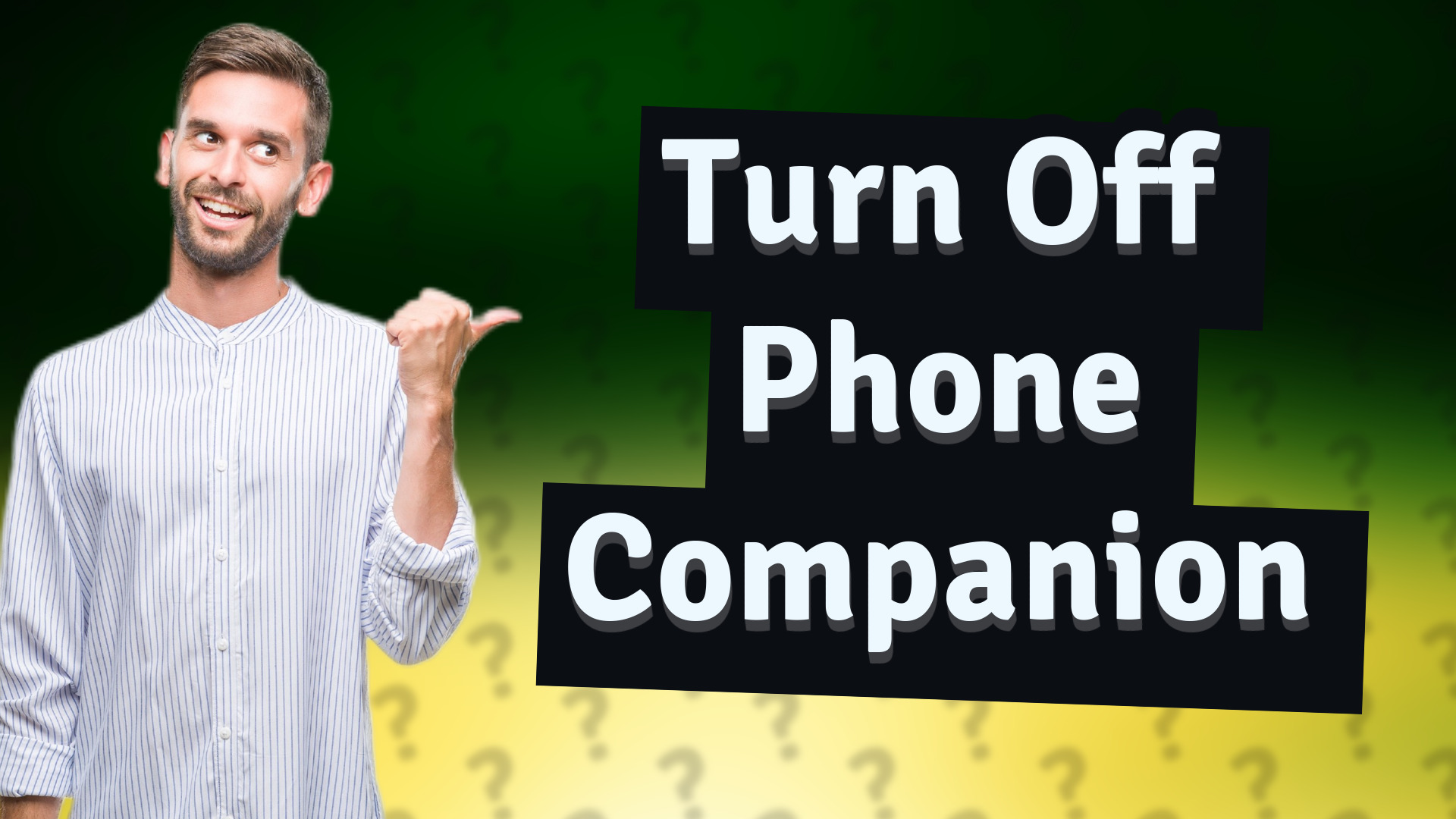 Turn Off Phone Companion