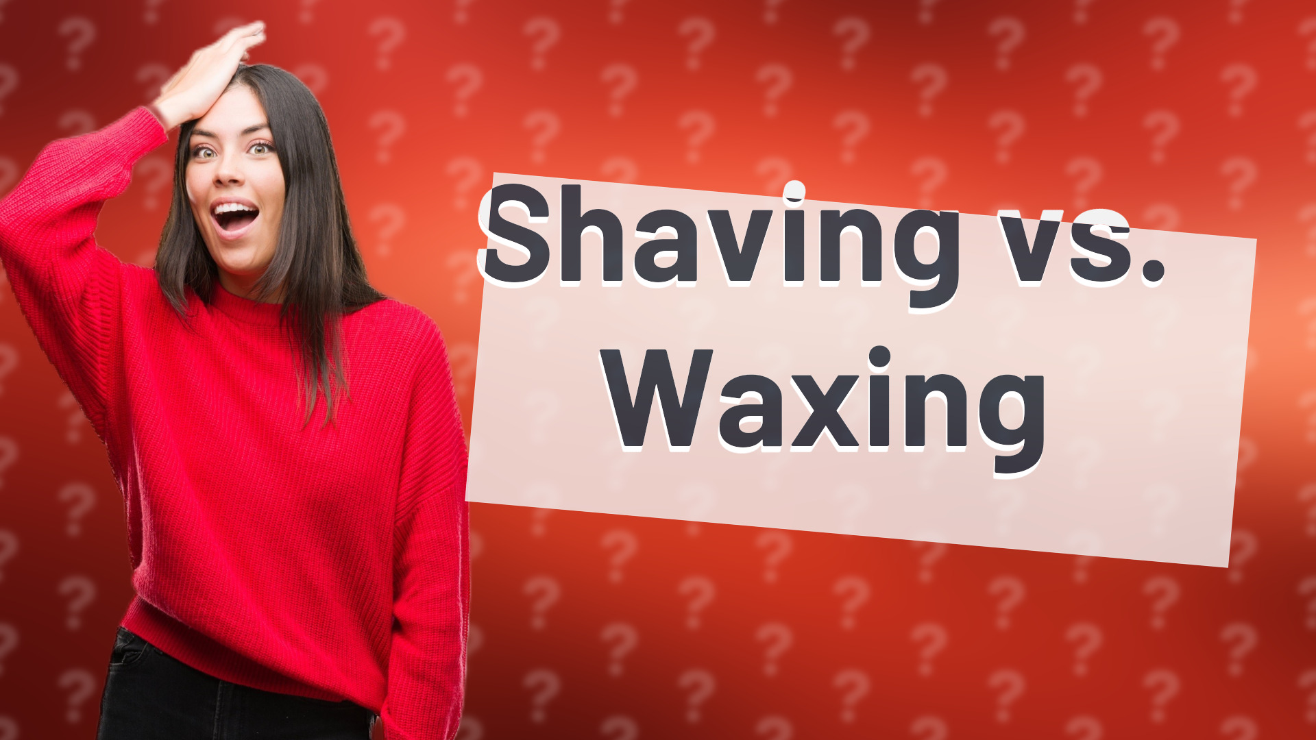 Shaving vs. Waxing