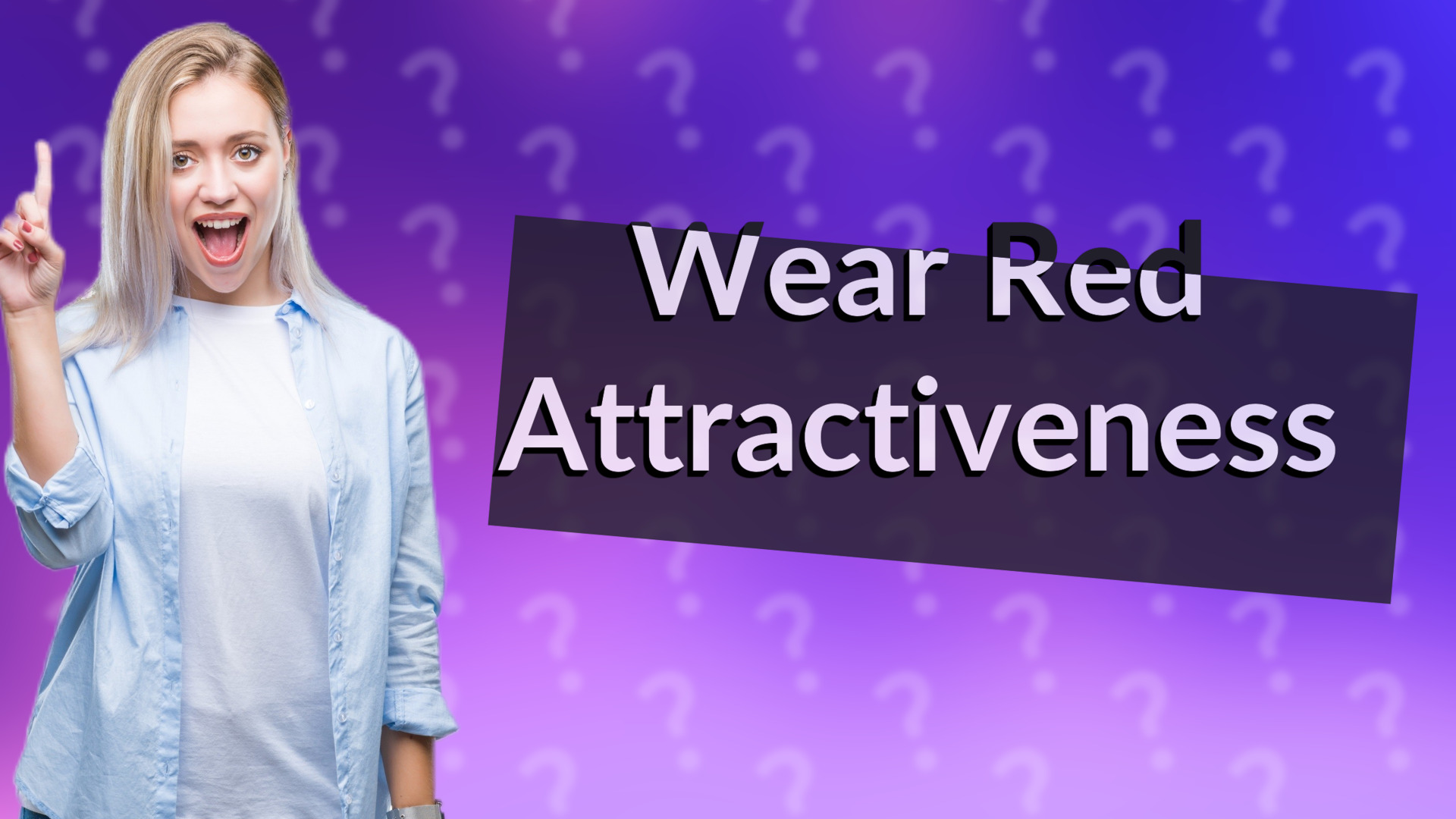 Wear Red Attractiveness