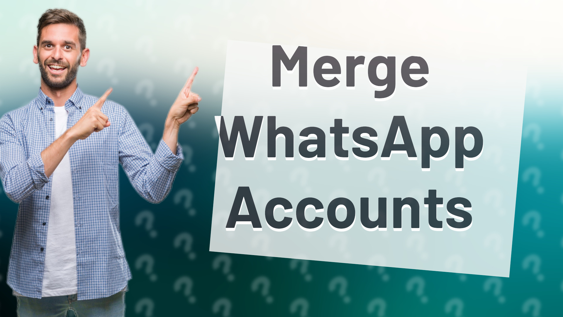 Merge WhatsApp Accounts