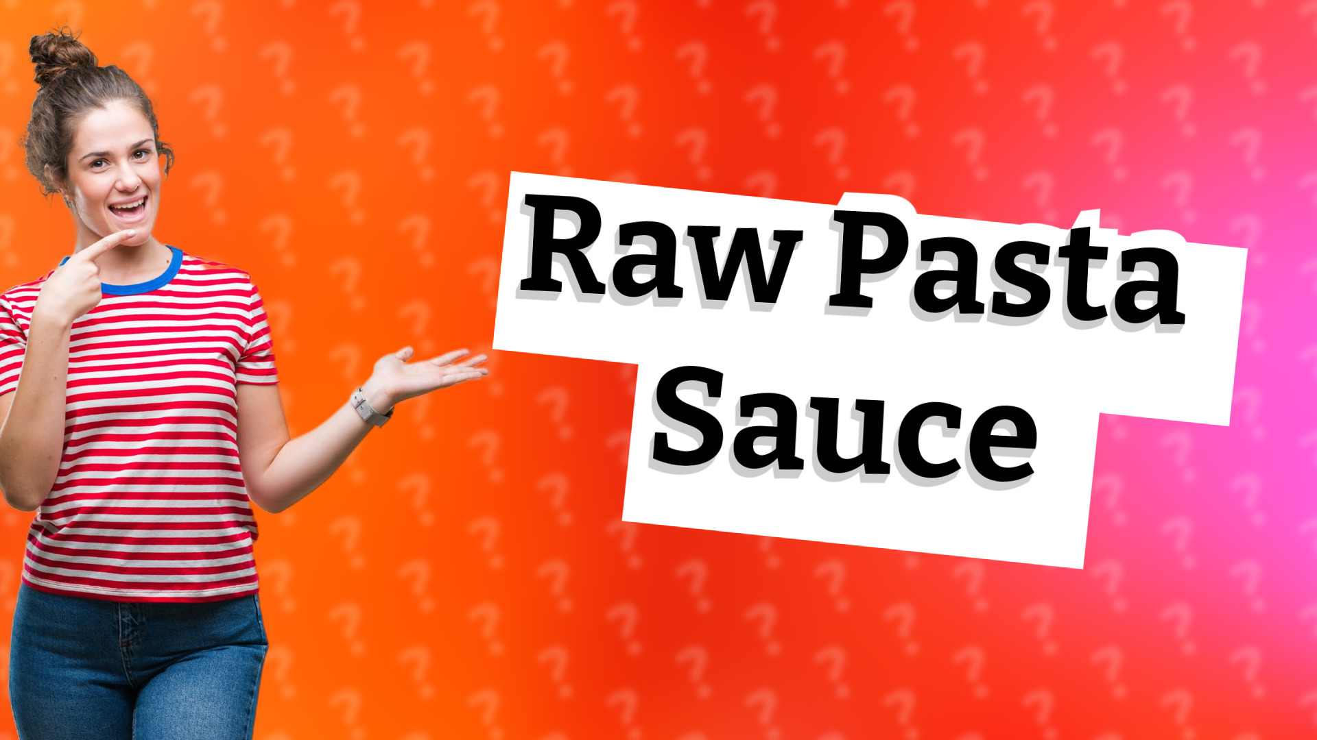 Raw Pasta Sauce
