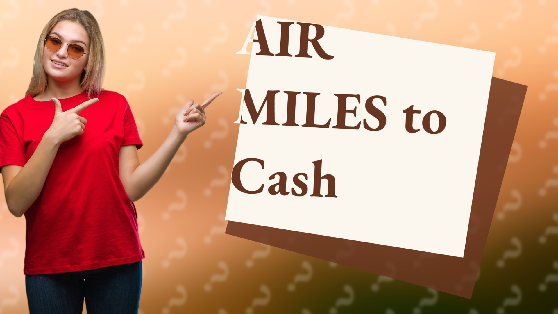 AIR MILES to Cash