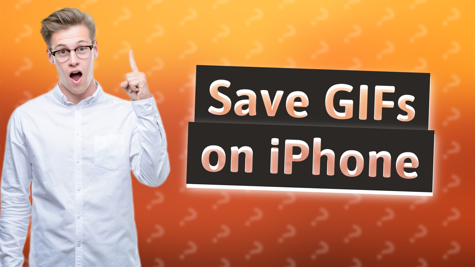 Save GIFs on iPhone