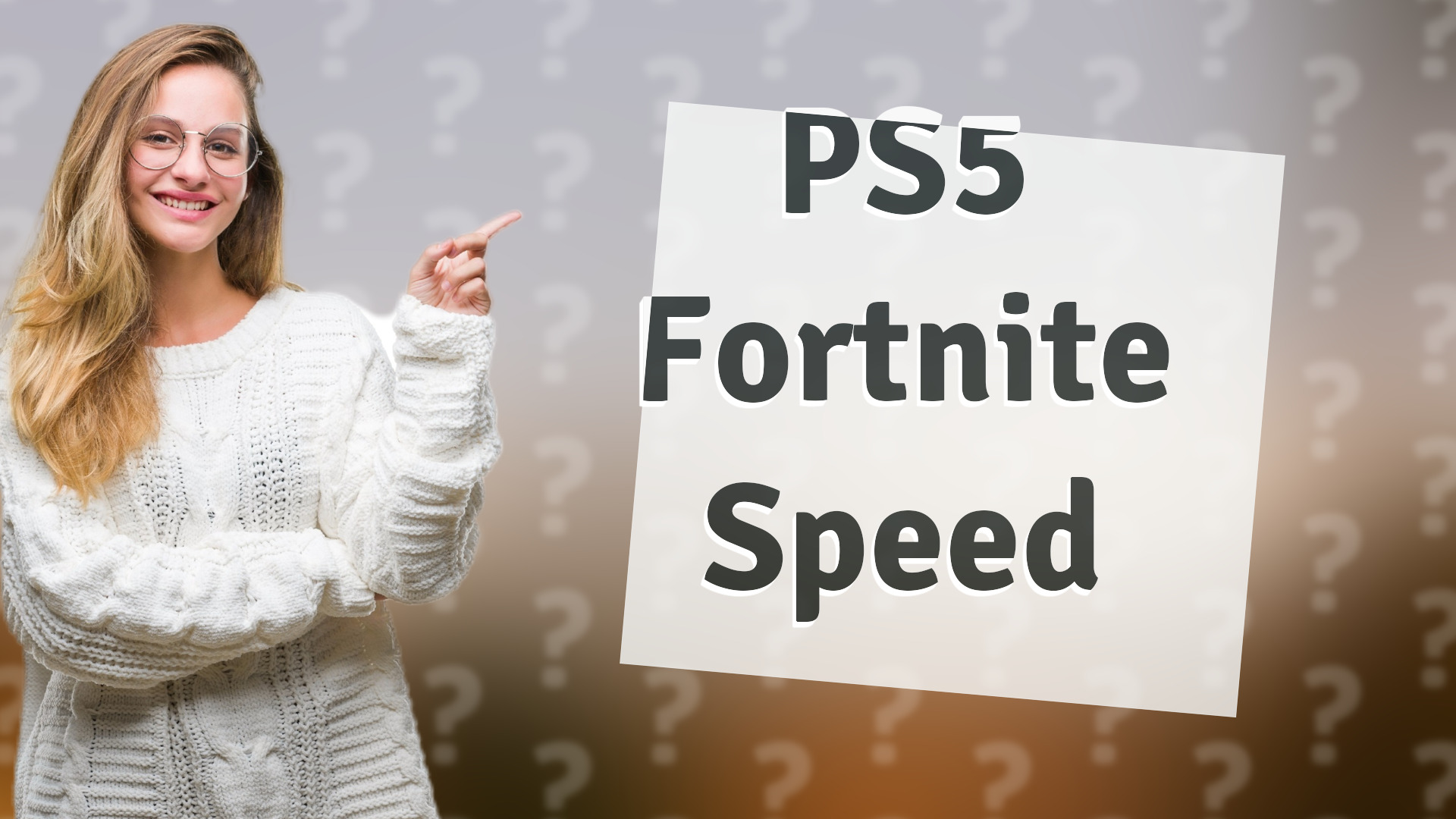 PS5 Fortnite Speed