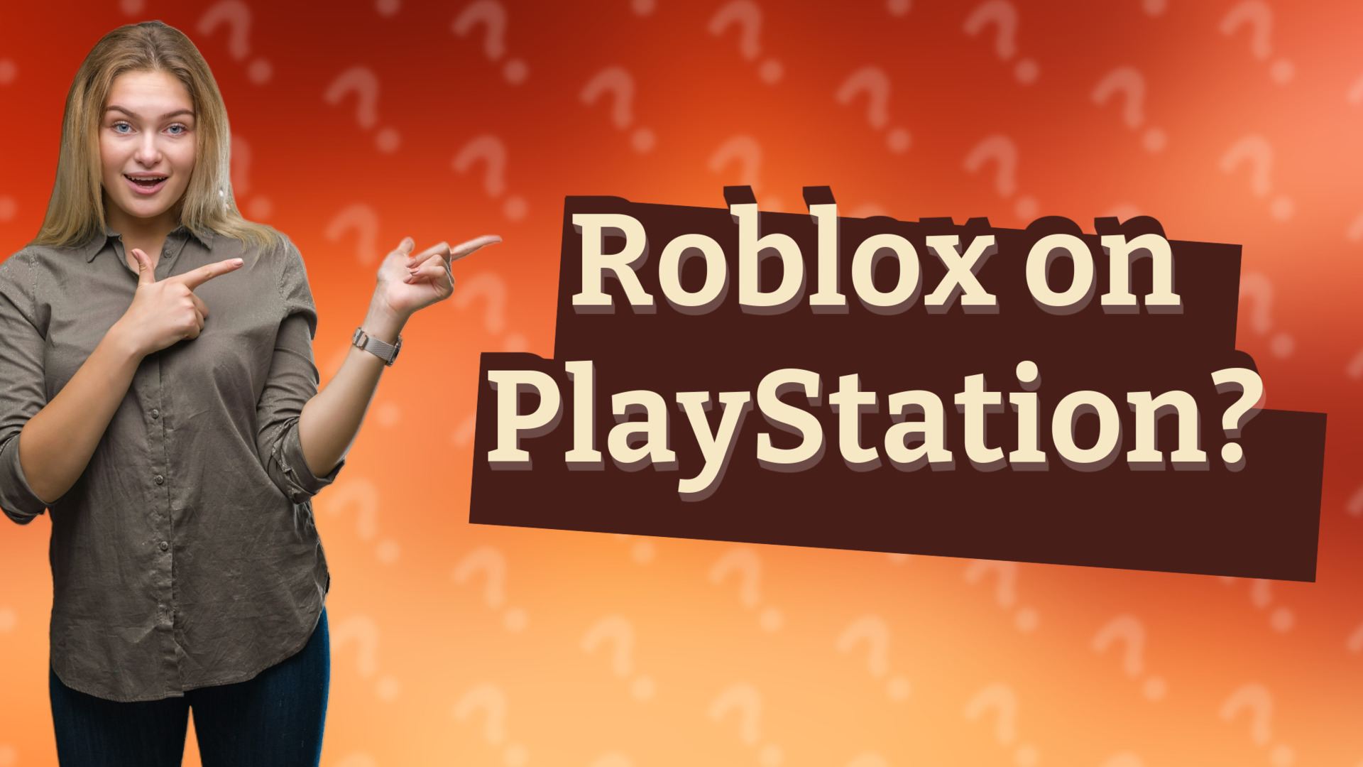 Roblox on PlayStation?