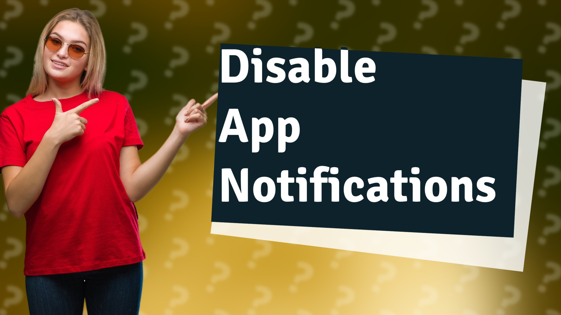 Disable App Notifications