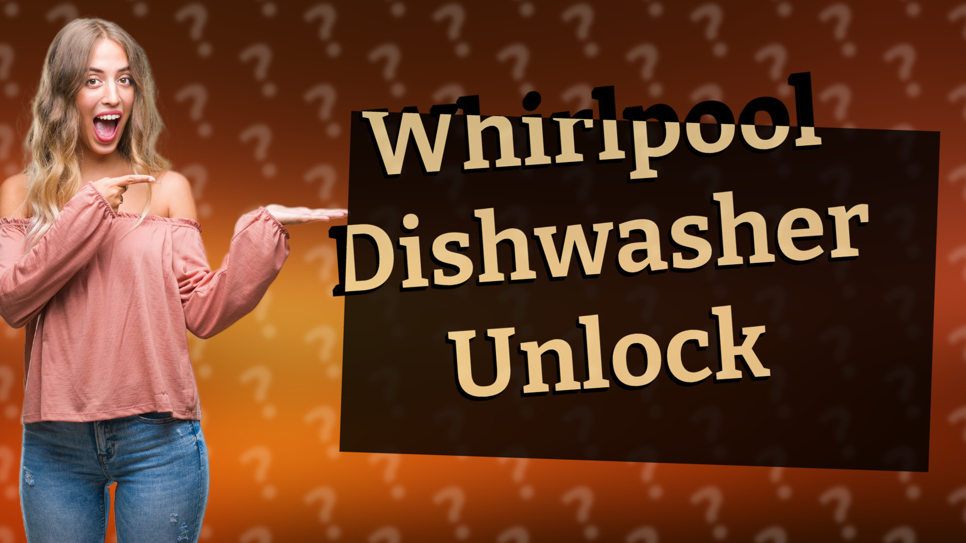 Whirlpool Dishwasher Unlock