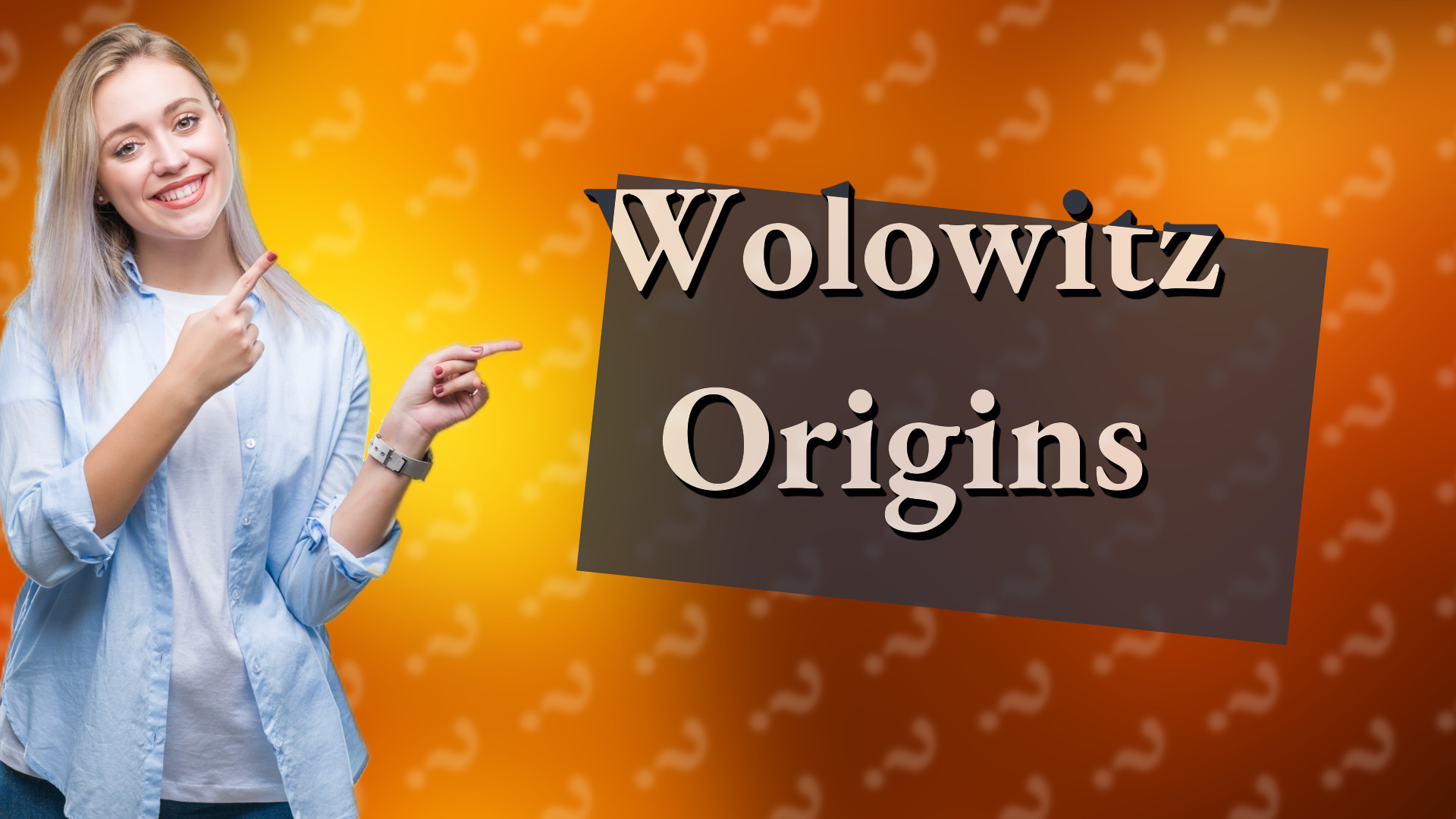 Wolowitz Origins
