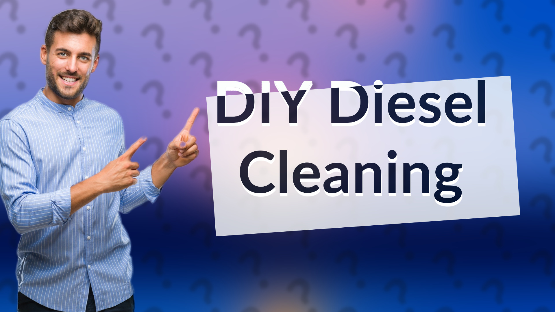 DIY Diesel Cleaning