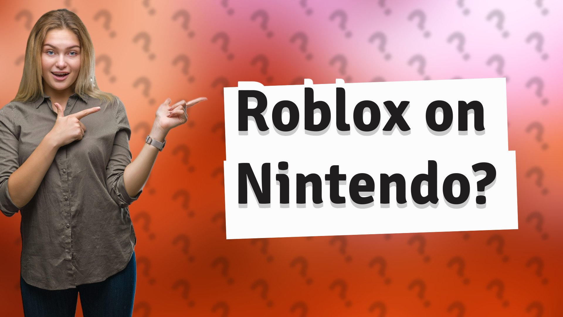 Roblox on Nintendo?