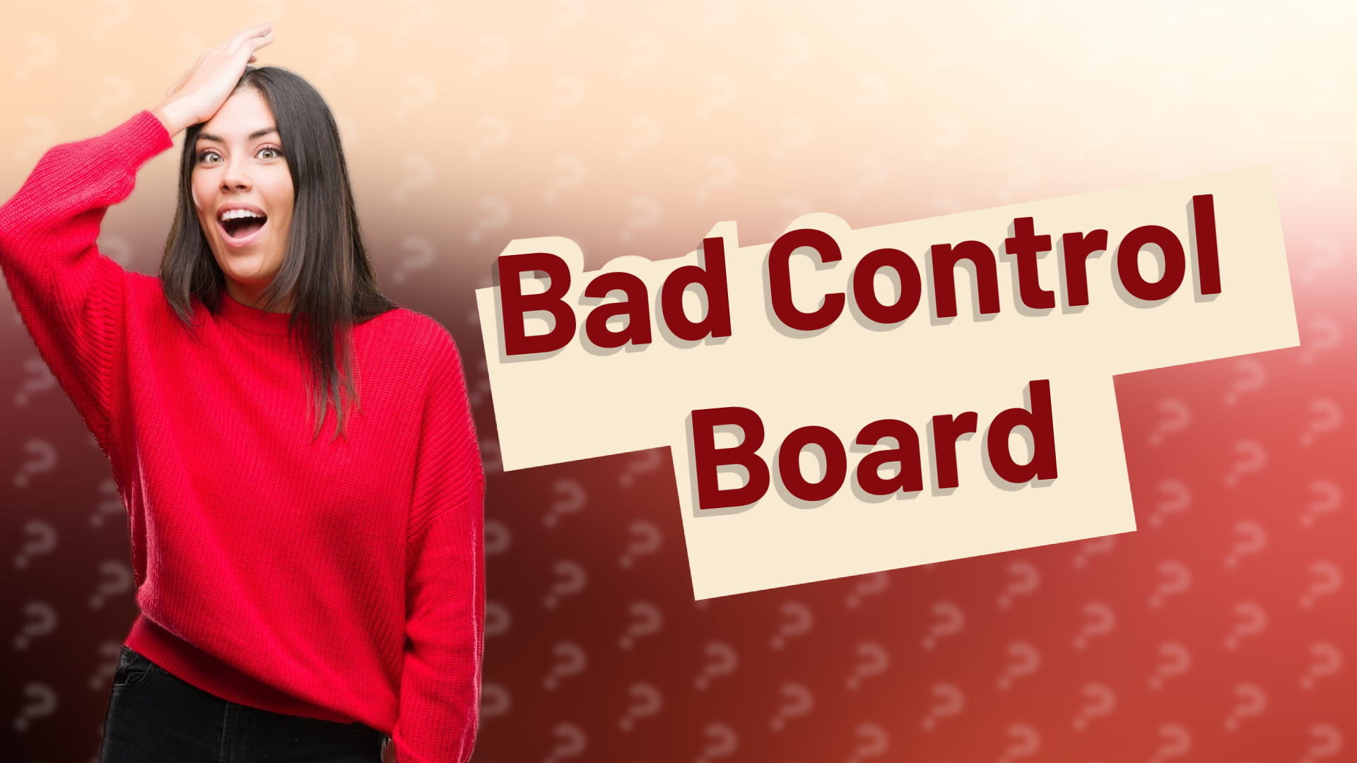 Bad Control Board