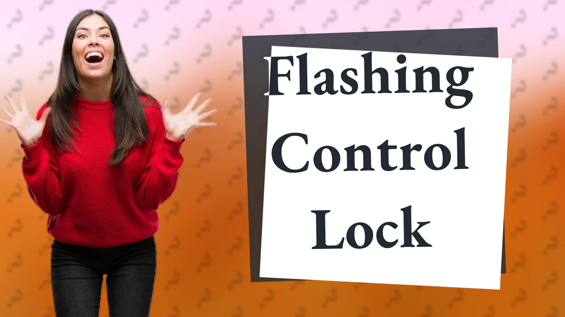 Flashing Control Lock