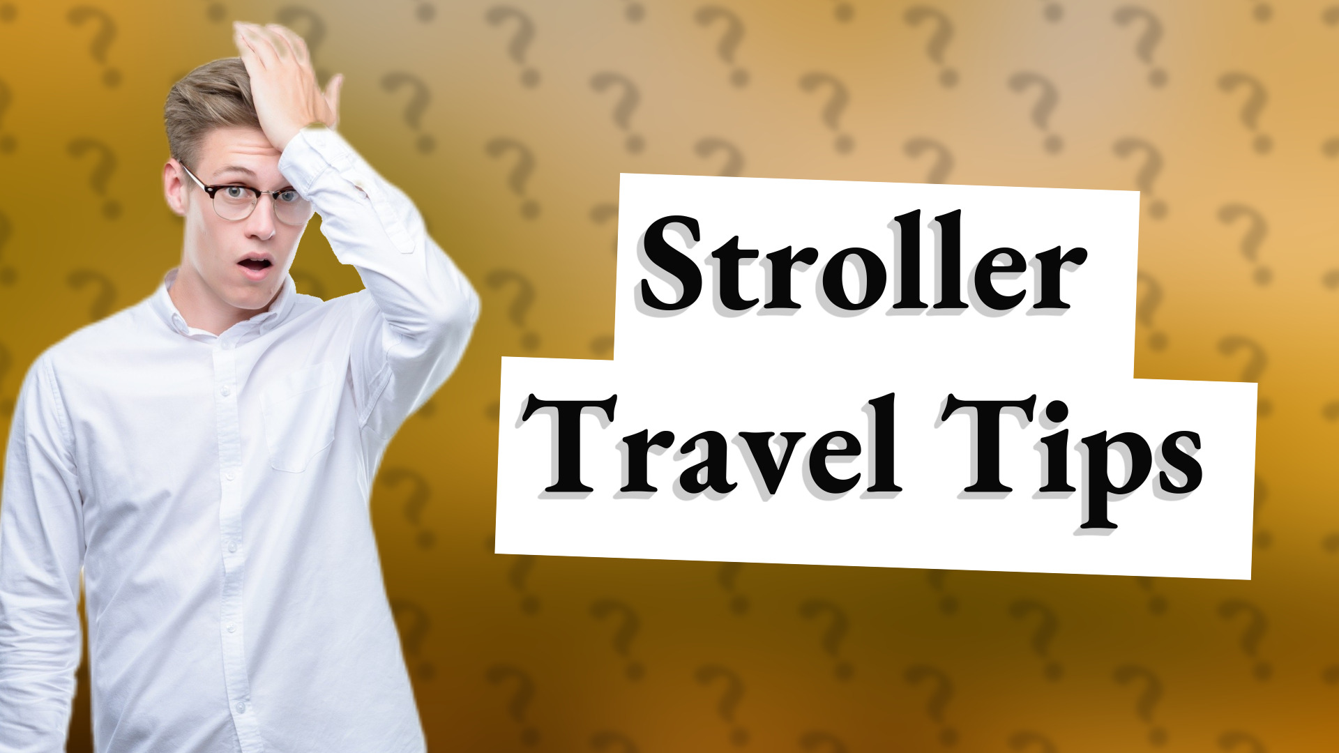 Stroller Travel Tips