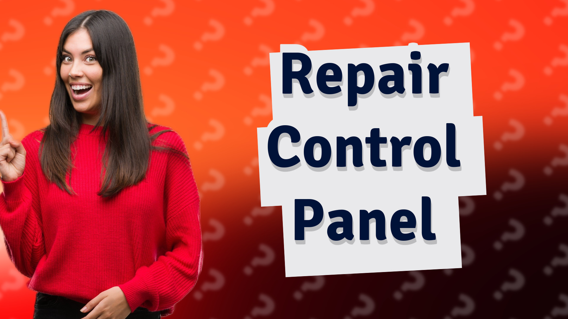 Repair Control Panel