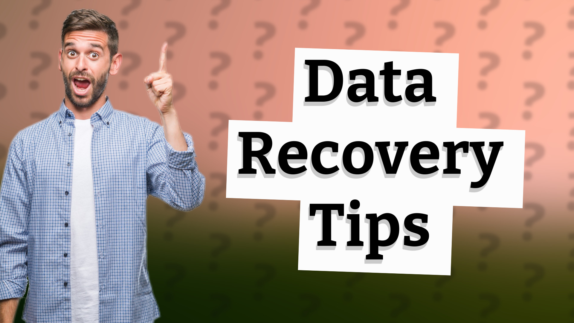Data Recovery Tips