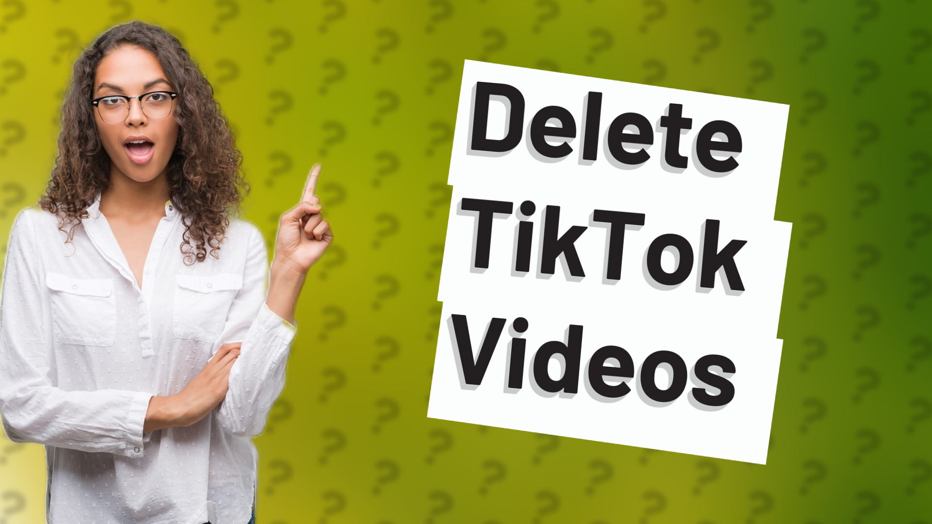 Delete TikTok Videos