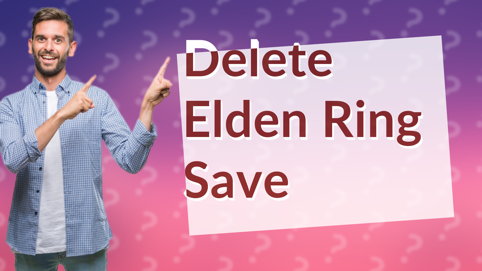 Delete Elden Ring Save