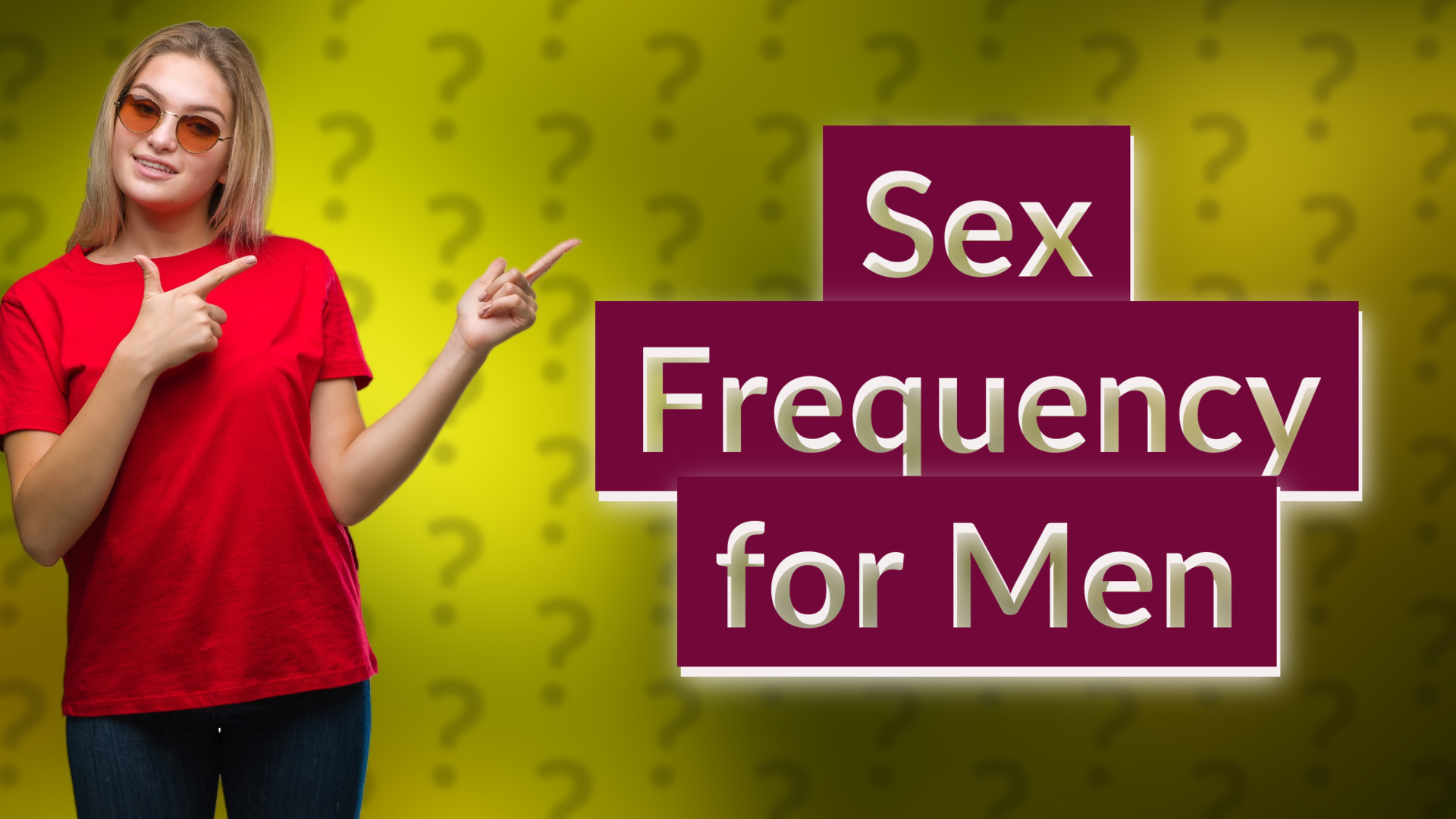 Sex Frequency for Men
