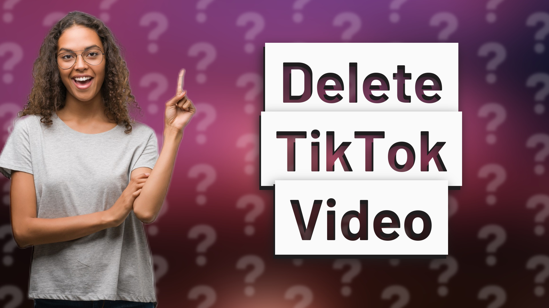 Delete TikTok Video
