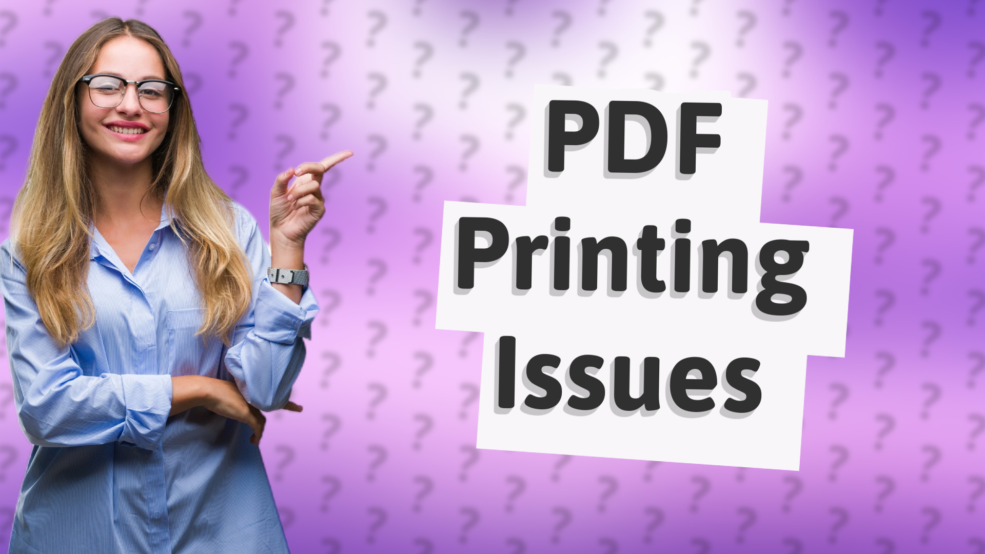 PDF Printing Issues