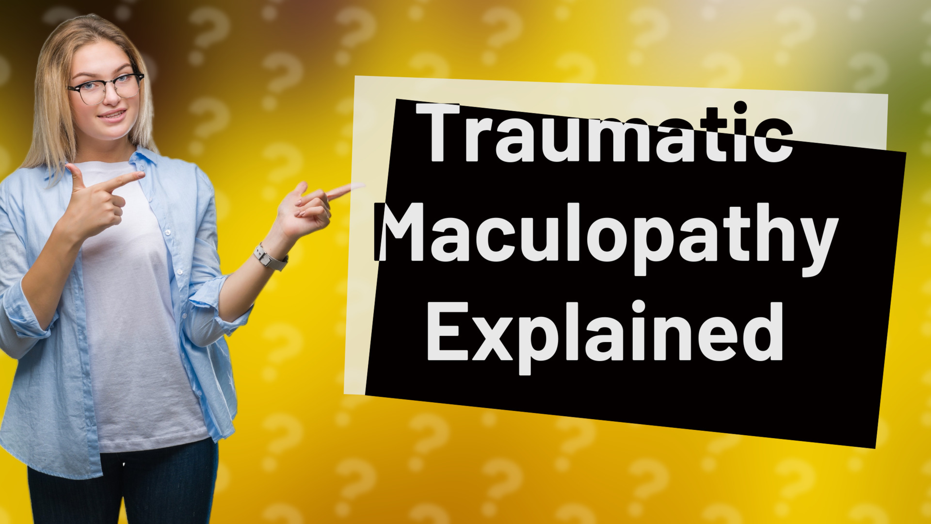 Traumatic Maculopathy Explained