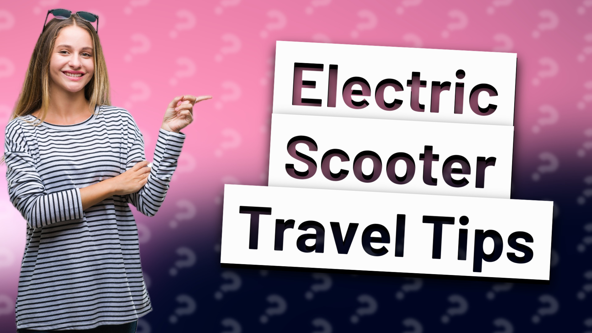 Electric Scooter Travel Tips